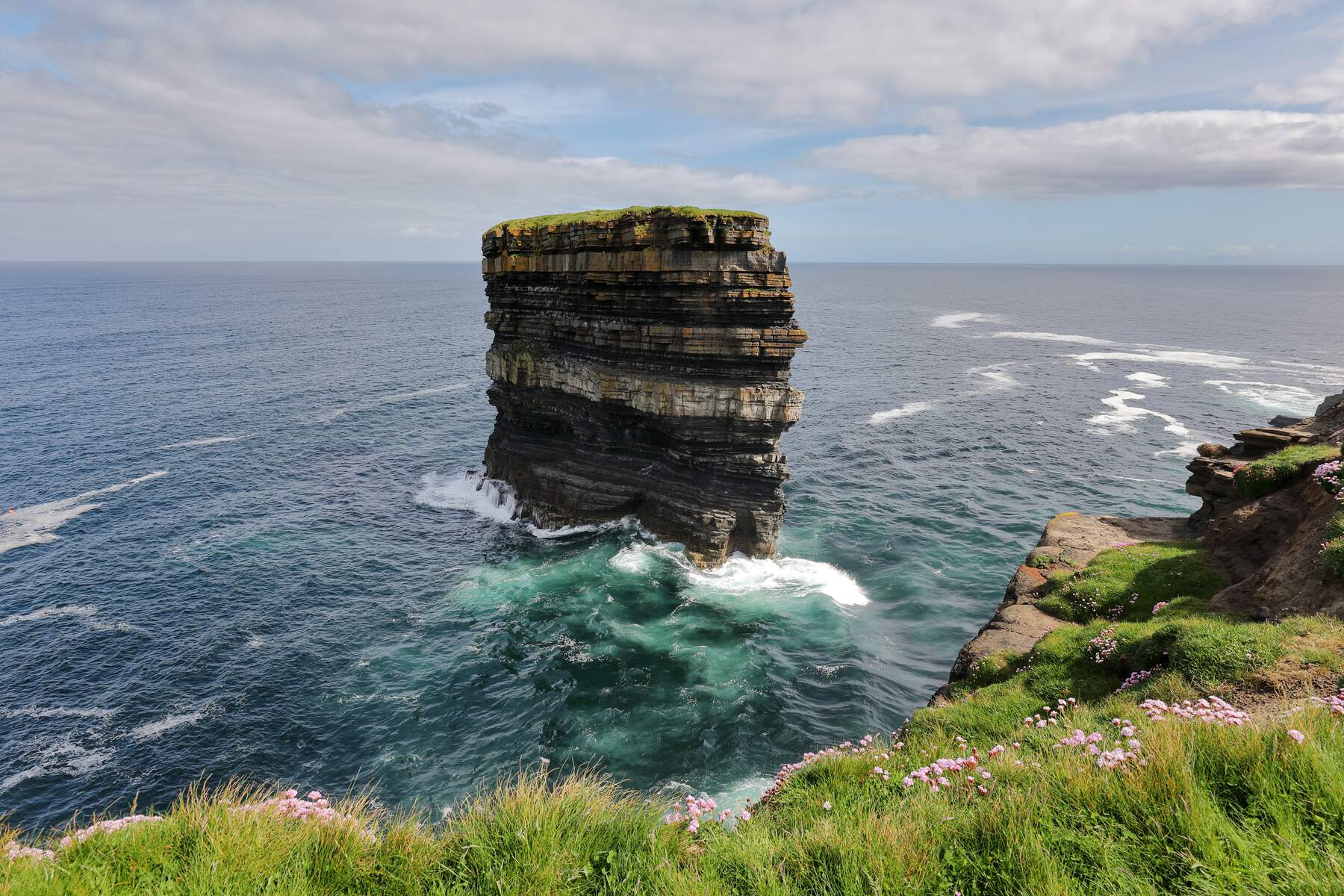 Downpatrick Head en Irlande