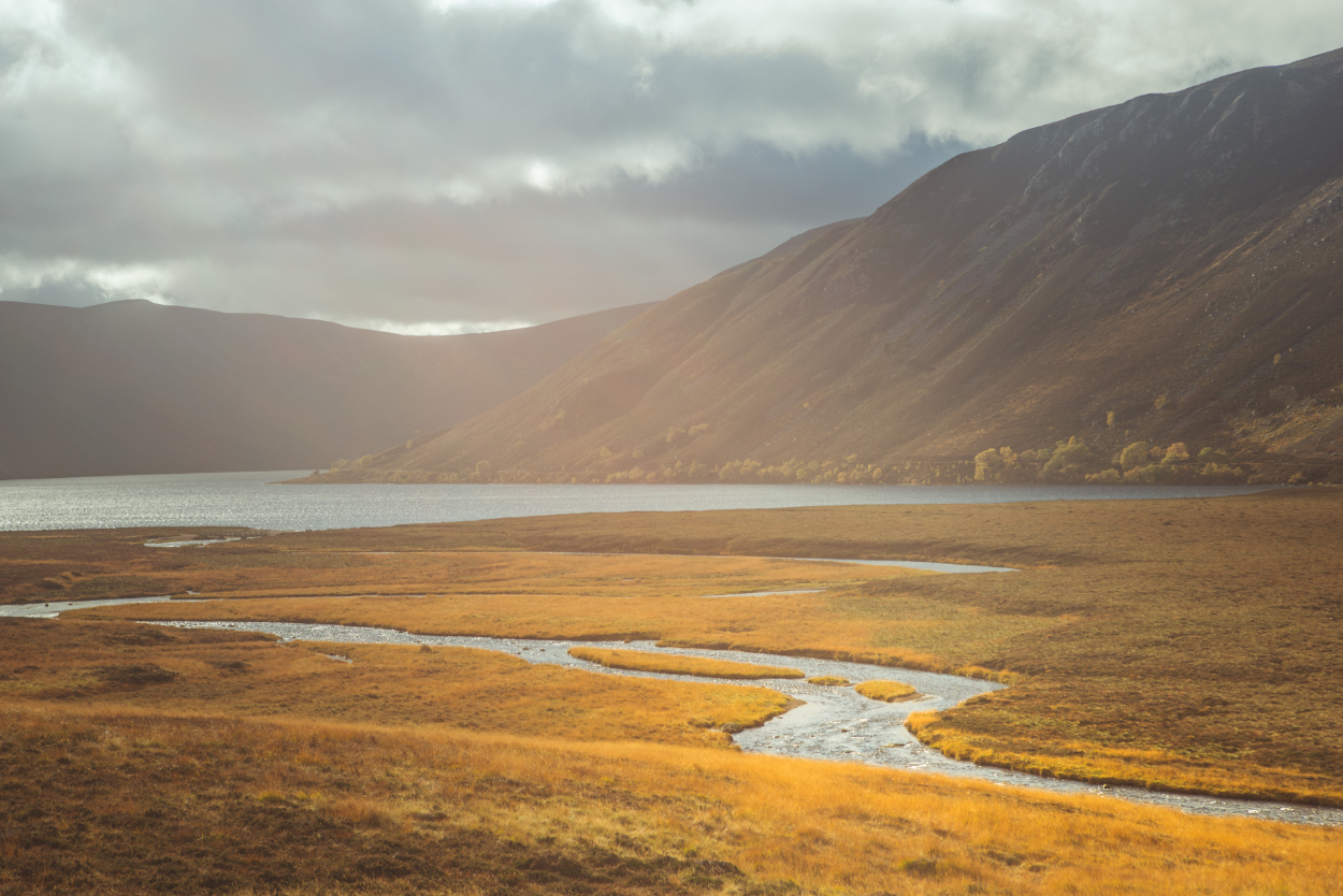 Loch Muick en Ecosse