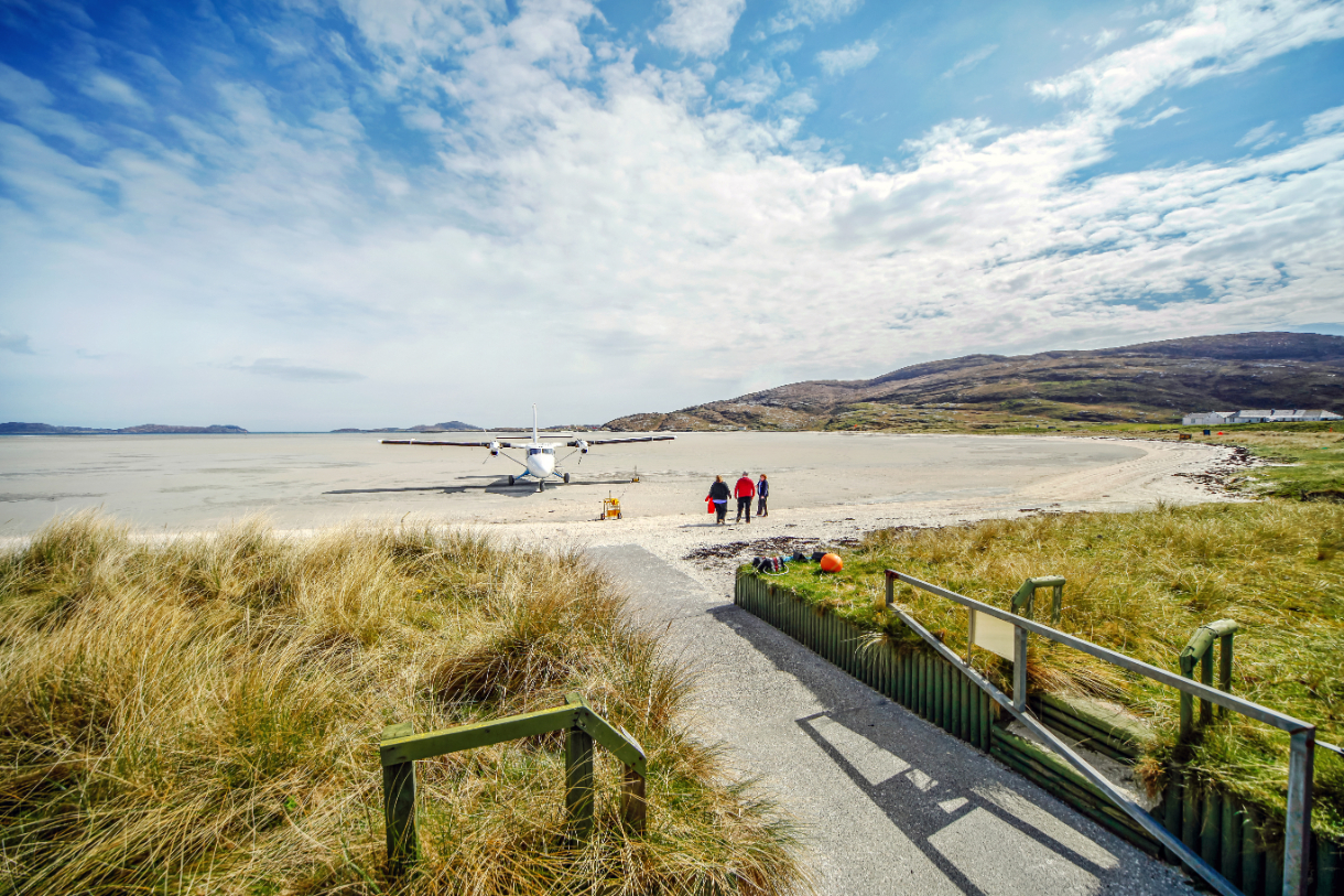 Aéroport de Barra en Ecosse