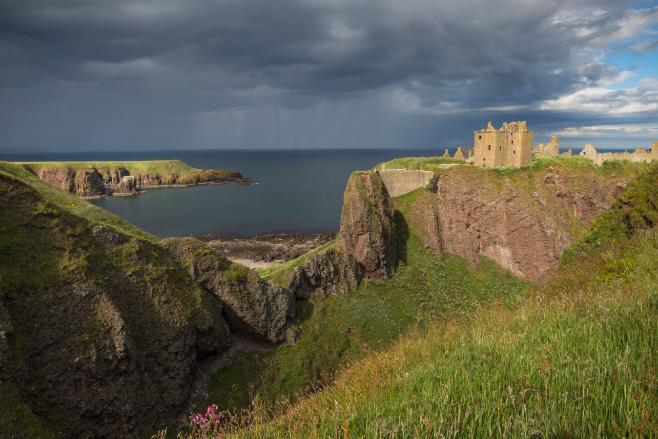 Château de Dunnottar en Ecosse