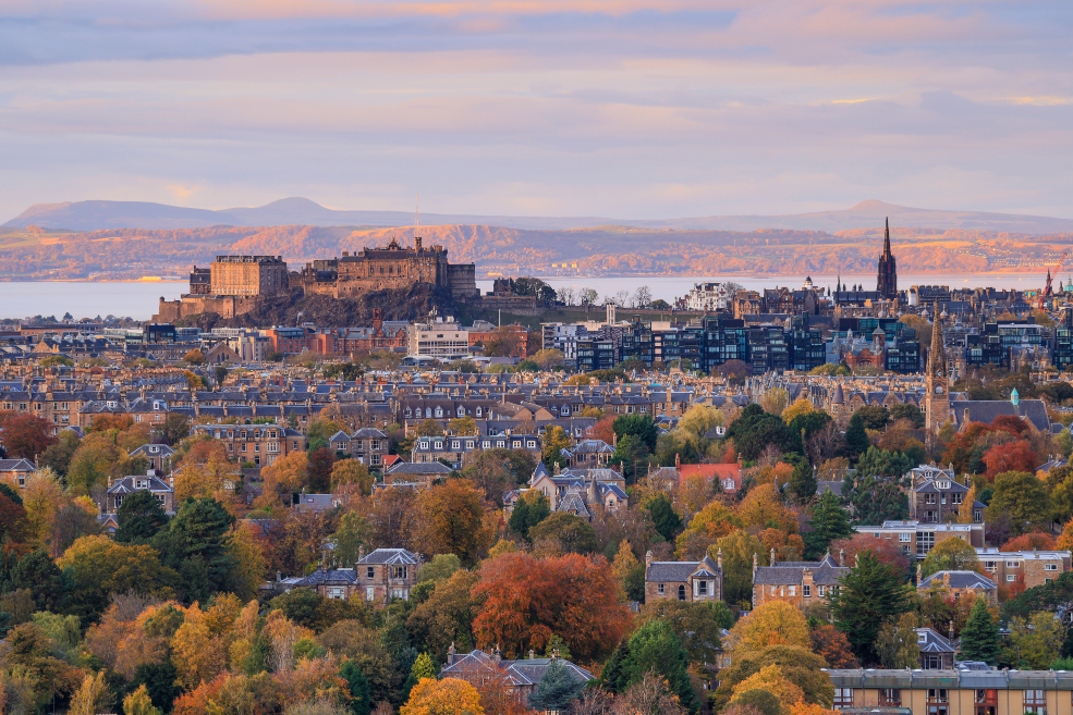 Château d'Edimbourg en Ecosse