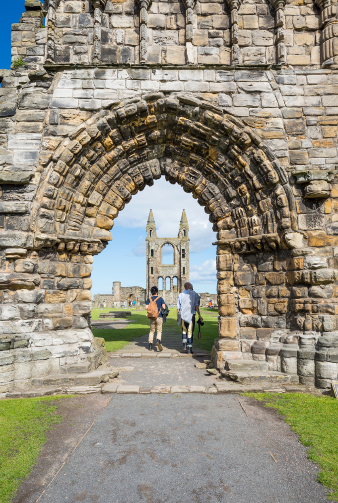 La cathédrale de St Andrews en Ecosse