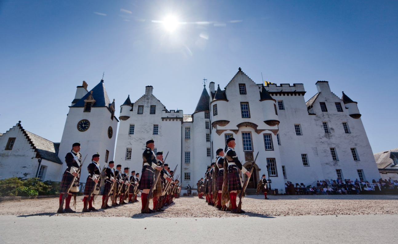 Blair Castle dans le Perthshire