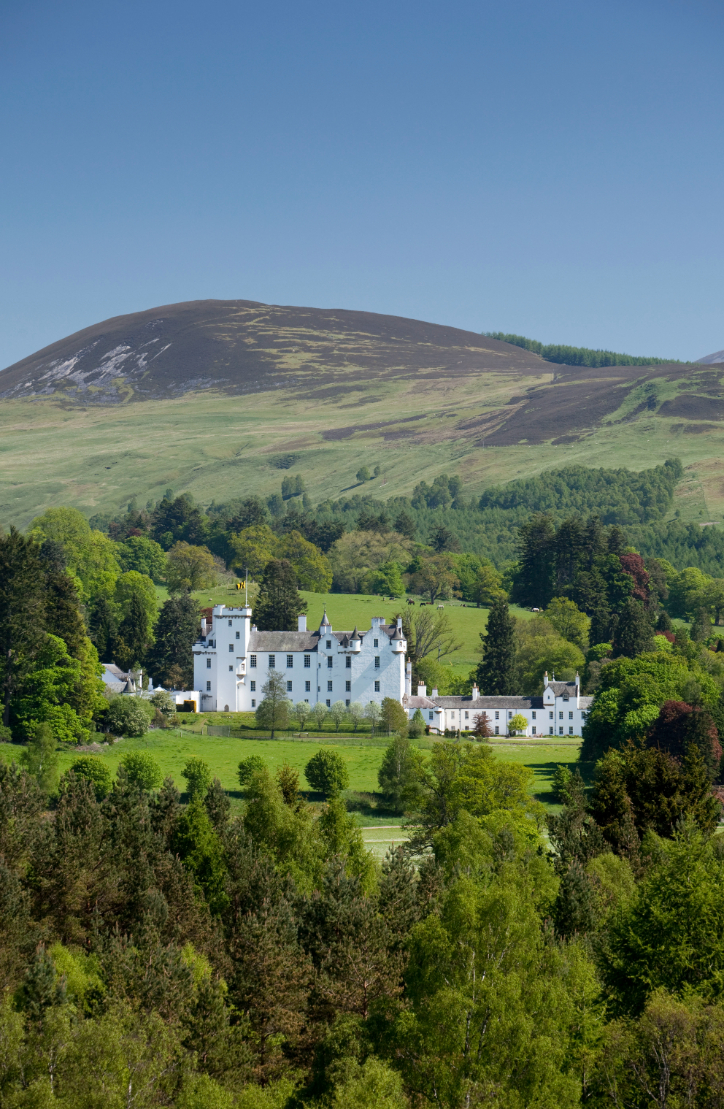 Blair Castle dans le Perthshire