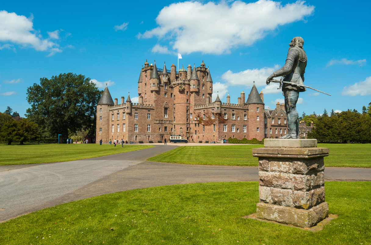 Glamis Castle en Ecosse