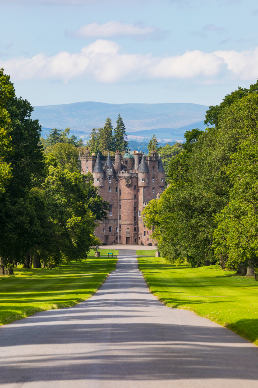 Glamis Castle en Ecosse