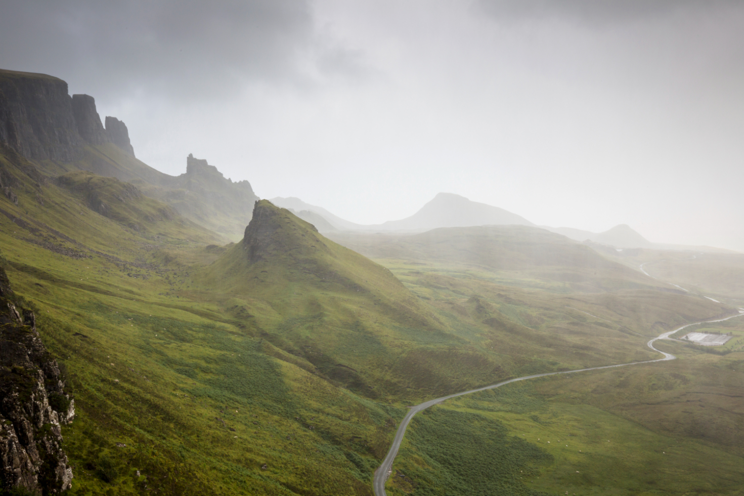 The Quiraing sur l'île de Skye en Ecosse