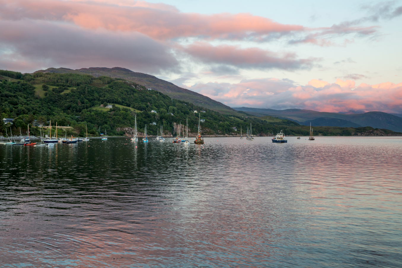 Le port d'Ullapool en Ecosse