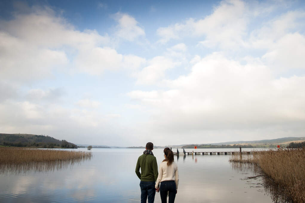 Lac Gowlan en couple, Cavan, Irlande