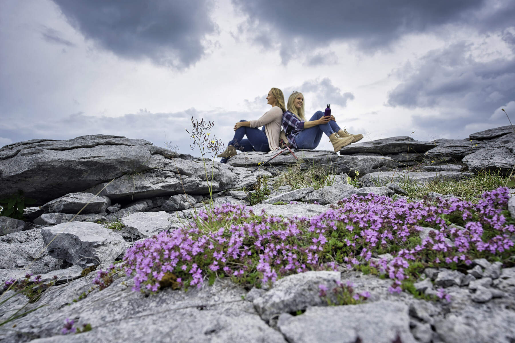 Le Burren dans le comté de Clare