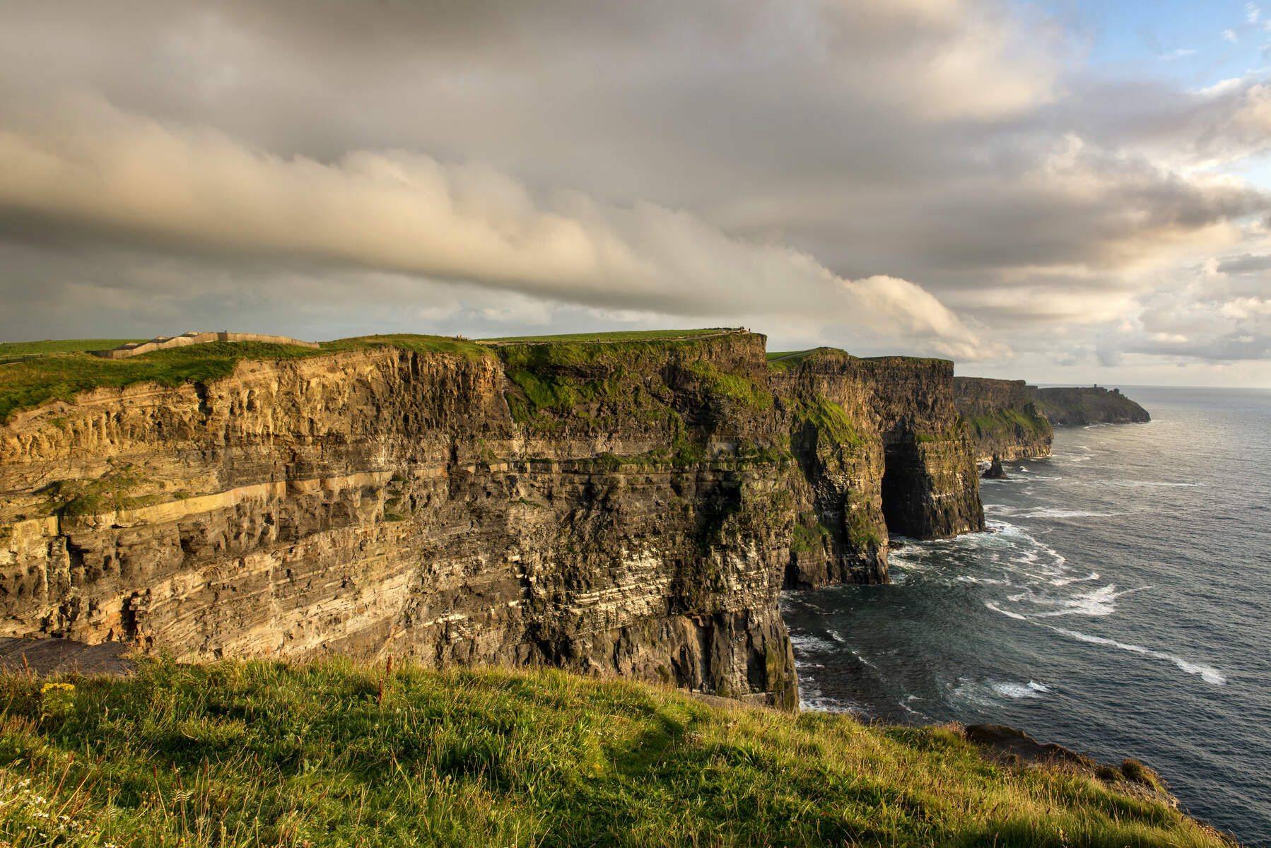 Les falaises de Moher en Irlande