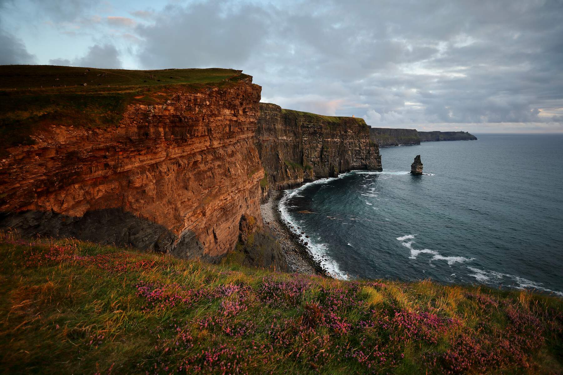 Les falaises de Moher en Irlande