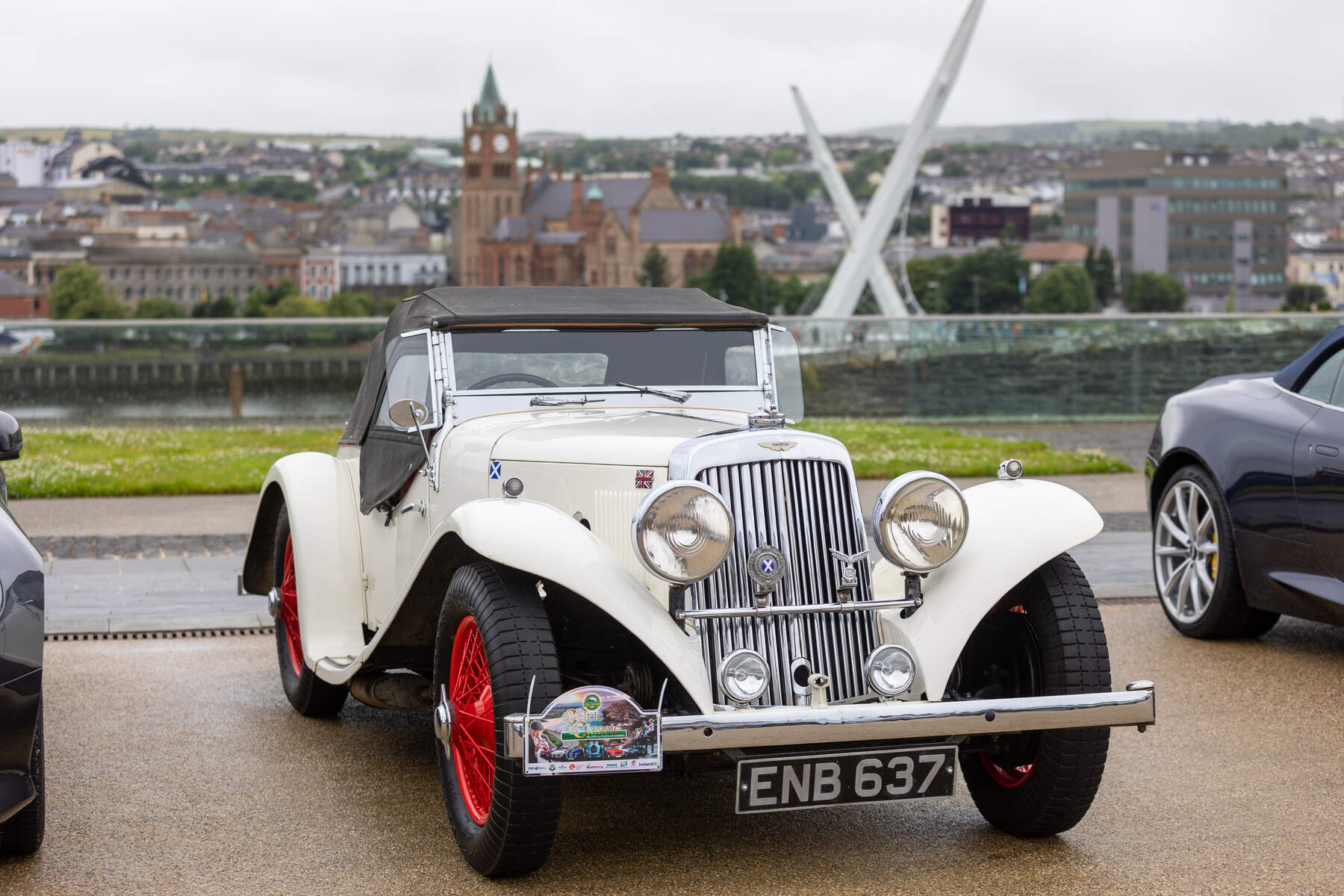 Morgan, voiture de collection à Derry en Irlande du Nord