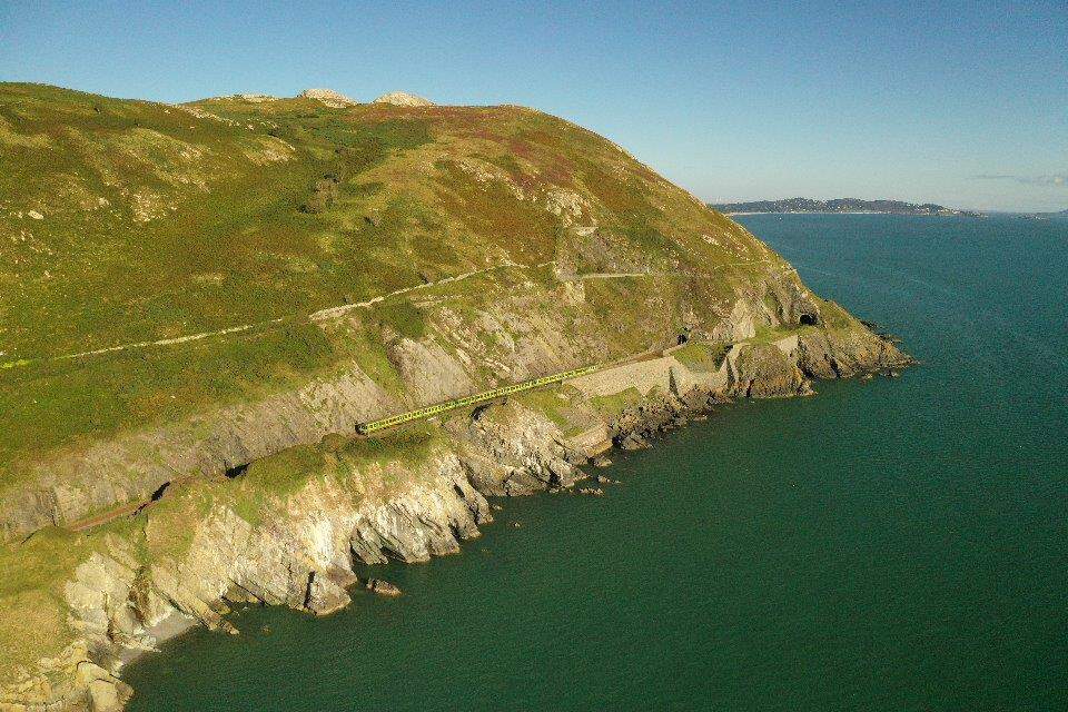 DART, baie de Dublin, Irlande