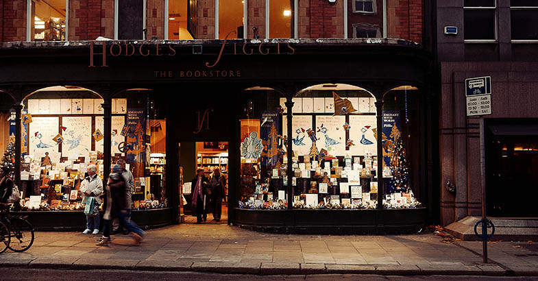Hodges Figgis Book Store, Dublin, Irlande