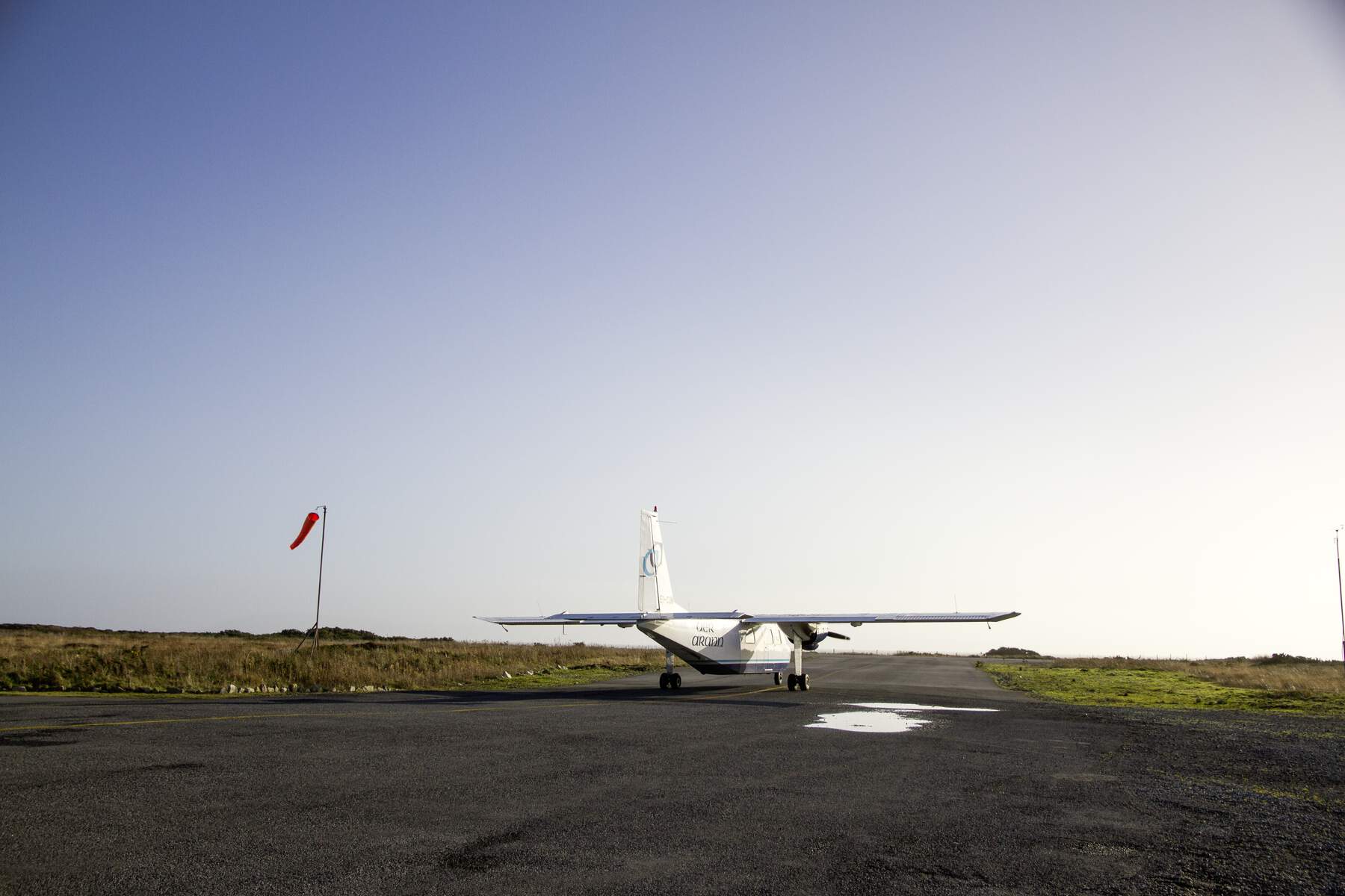 Avion Aer Aran, Aéroport du Connemara, îles Aran, Galway, Irlande