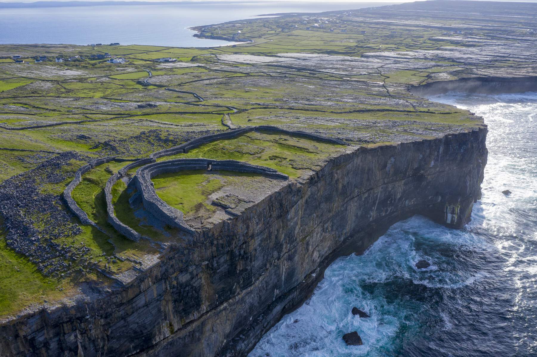 Irlande Galway Inishmore Dun Aengus Iles Aran