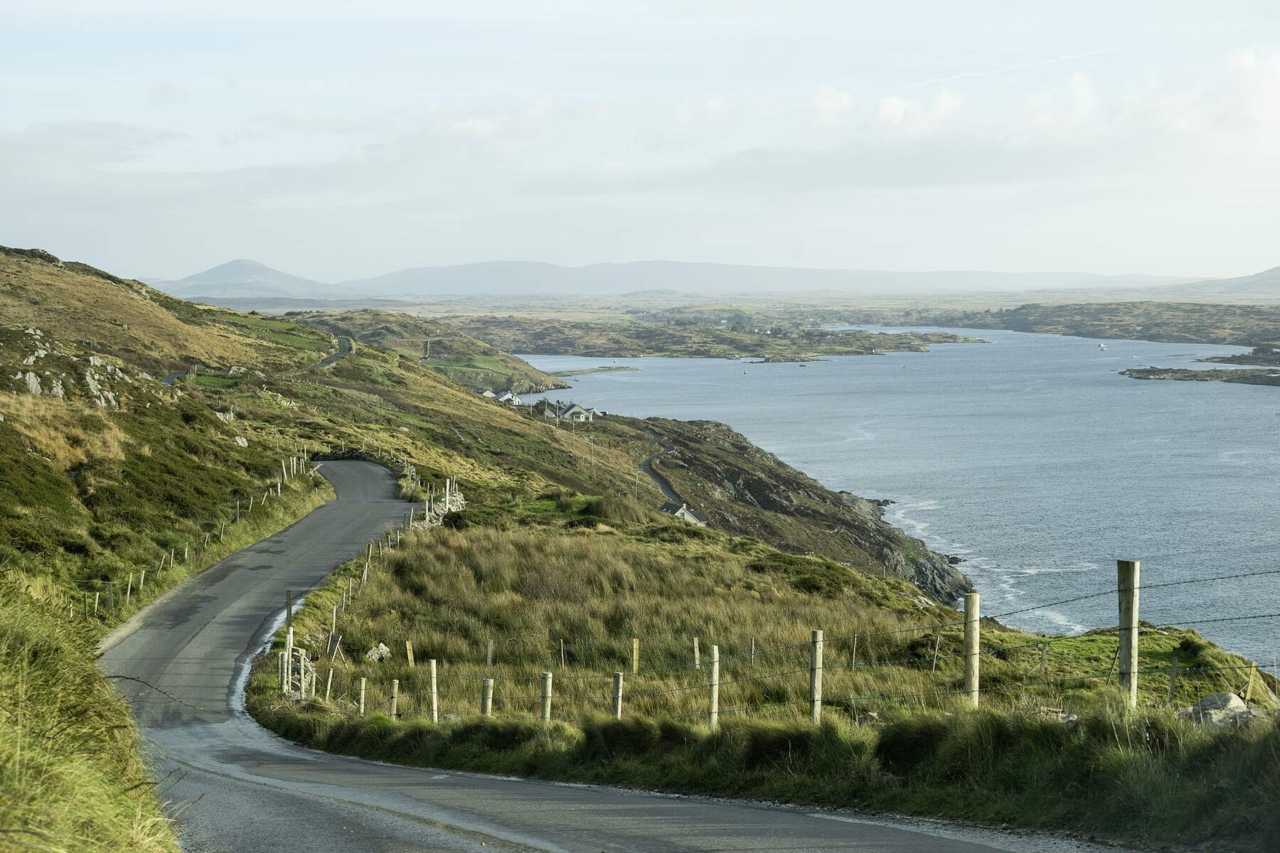 Sky road dans le Connemara en Irlande