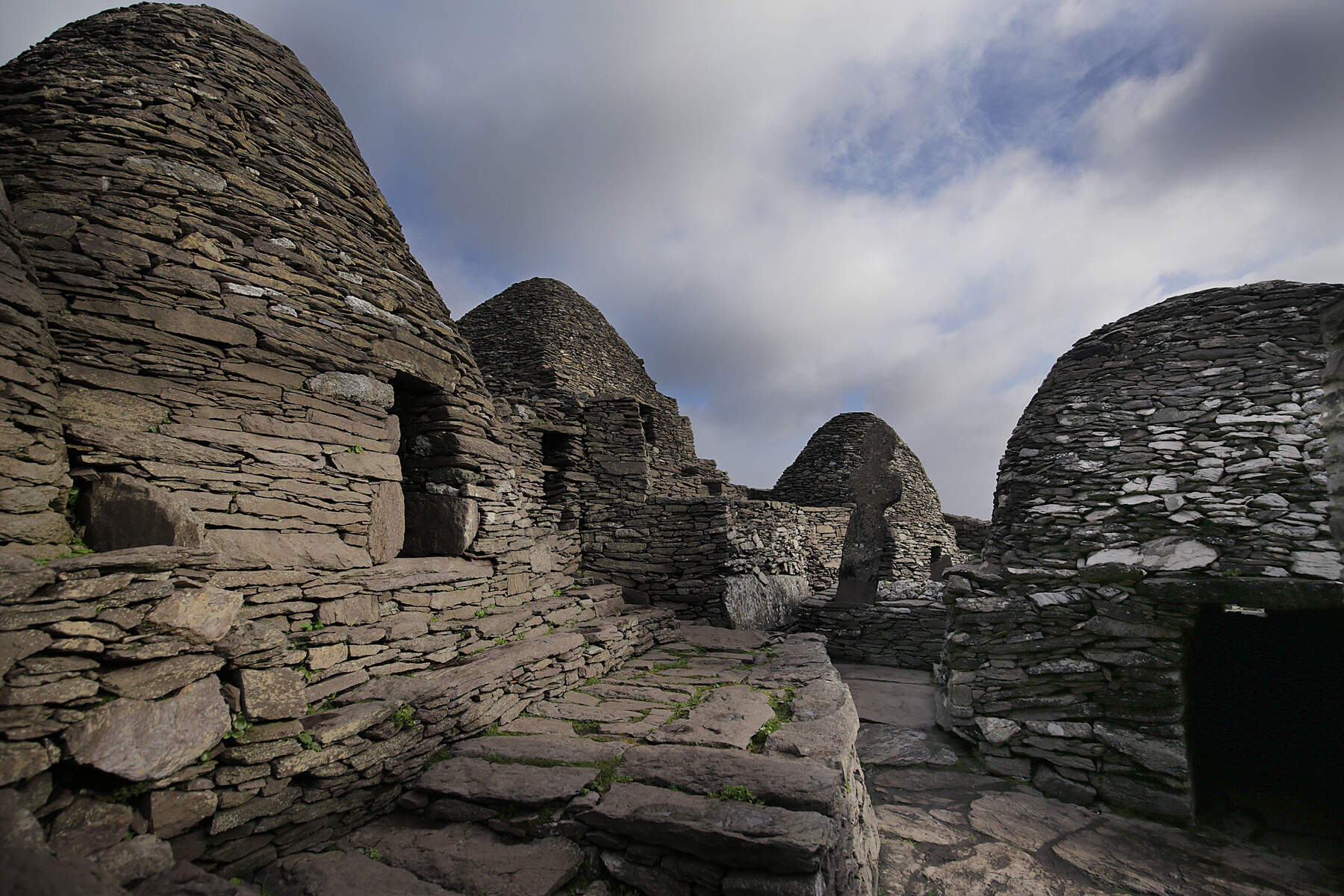 Huttes, Hives, Skellig Michael, Kerry, Irlande