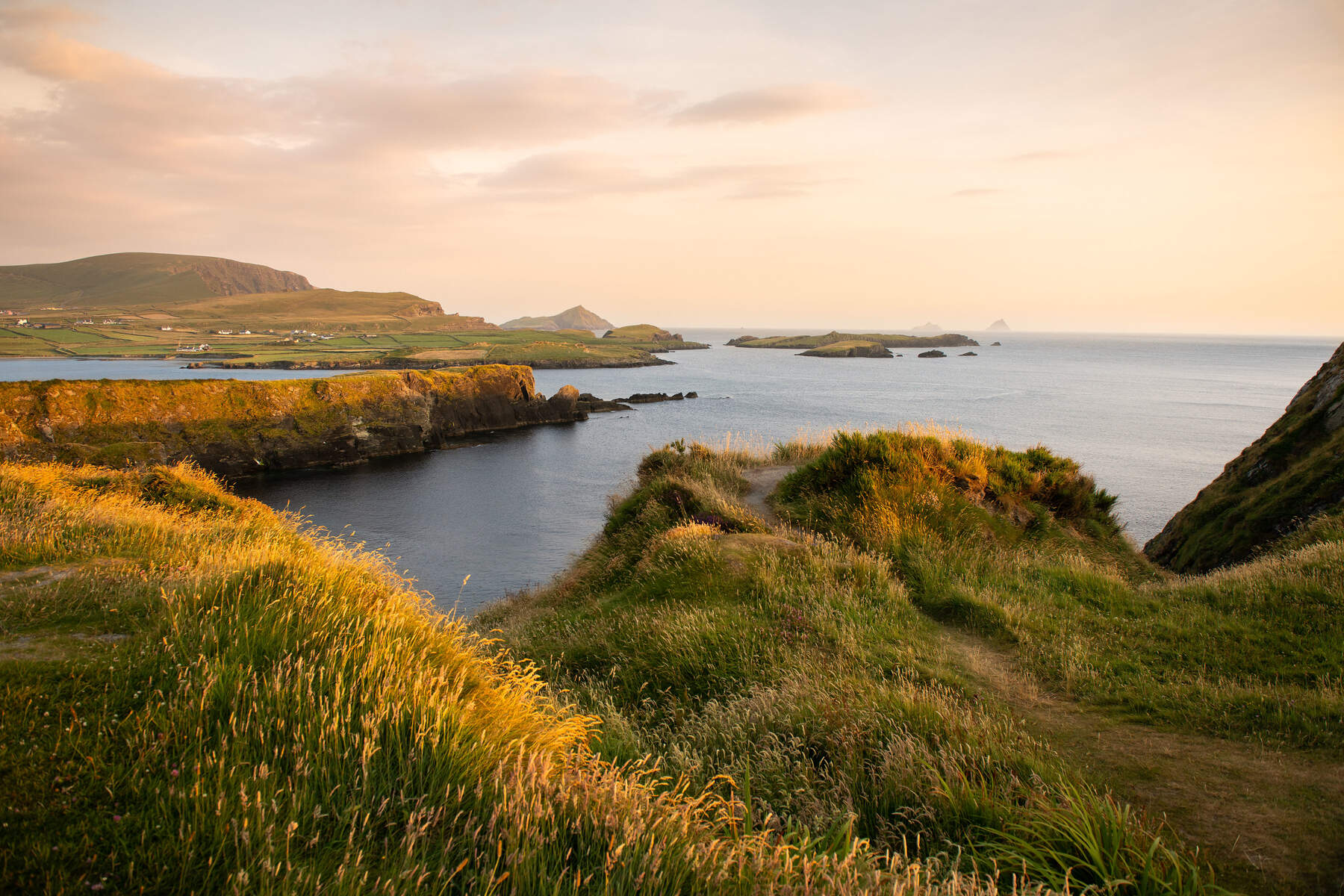 Bray Head sur l'île de Valentia en Irlande