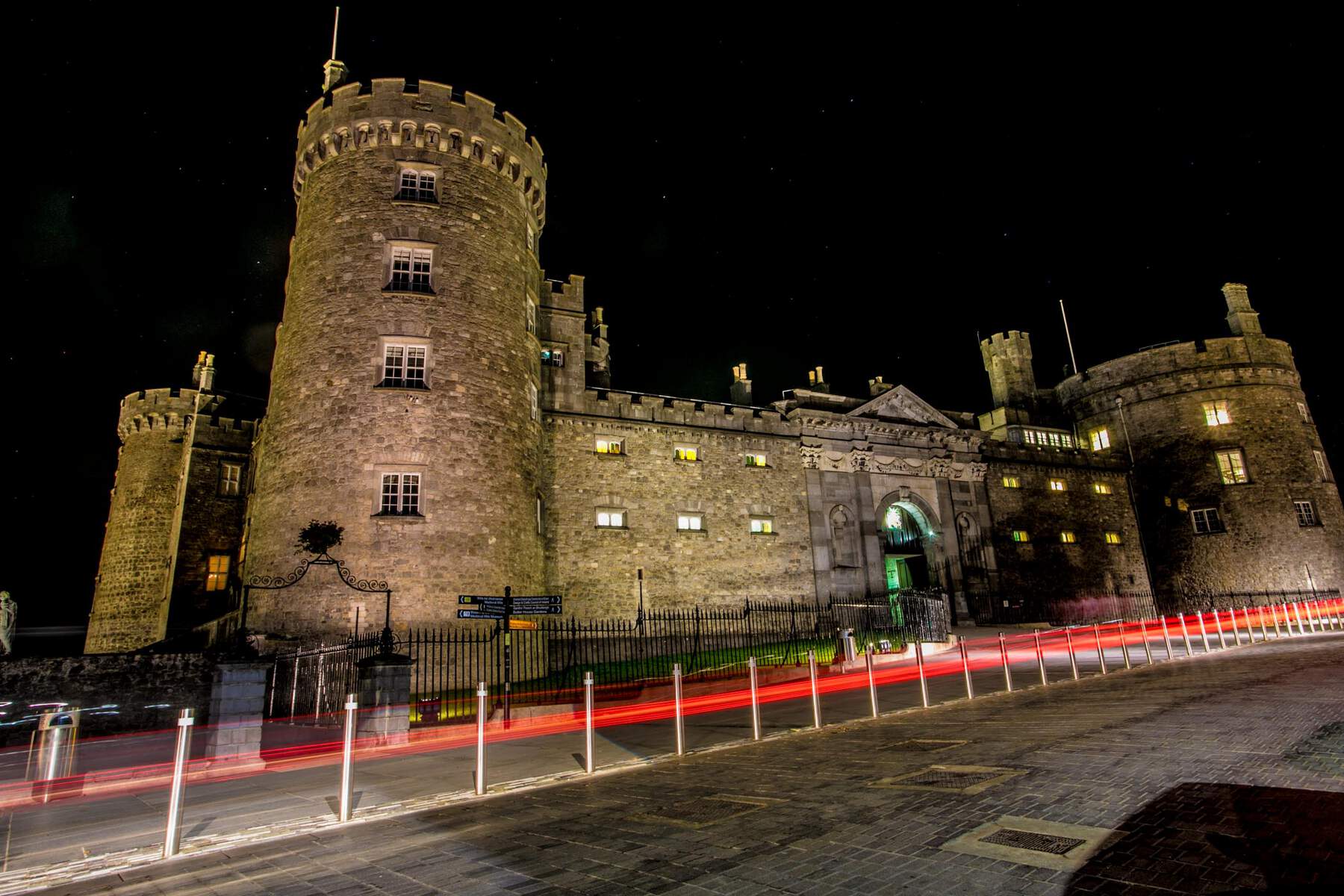 Château de Kilkenny, Nuit, Hanté, Irlande Ancestrale