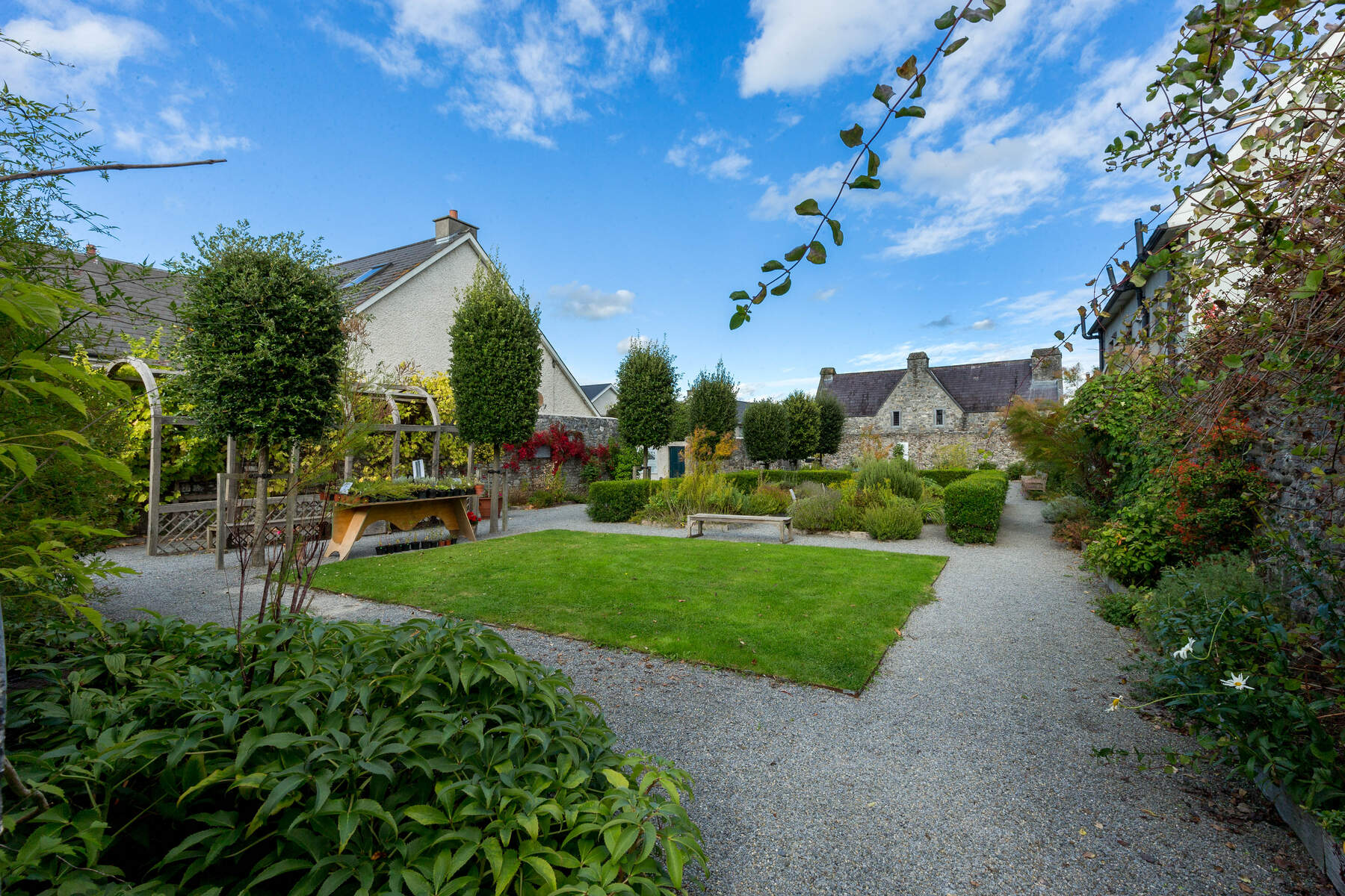 Jardins de Rothe House à Kilkenny, Irlande Ancestrale