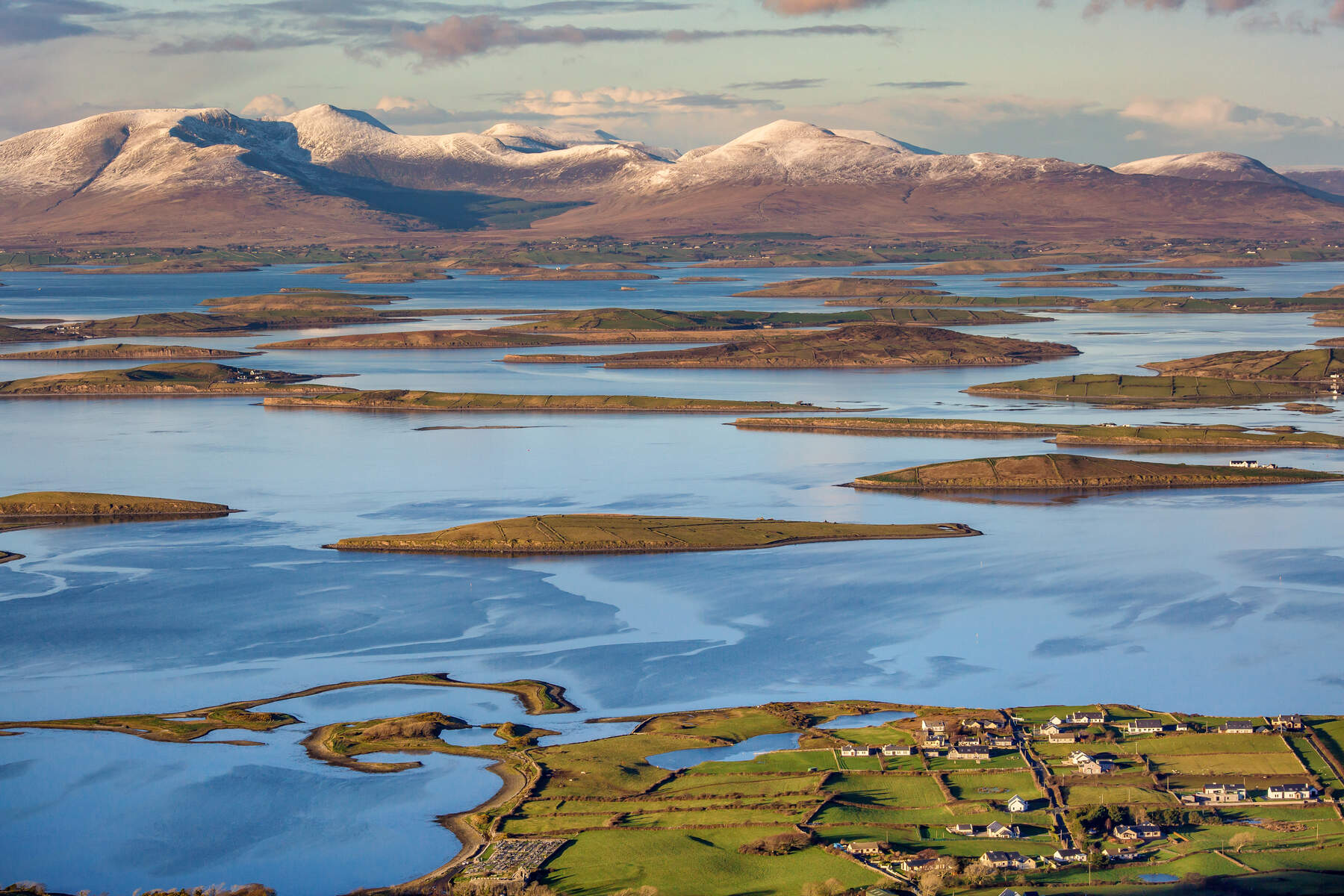 Clew Bay dans le Mayo en Irlande