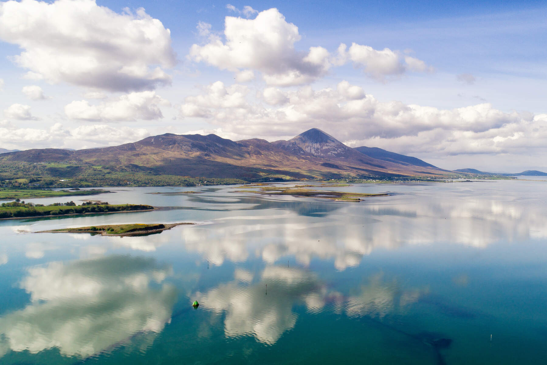 La Clew Bay dans le comté de Mayo en Irlande