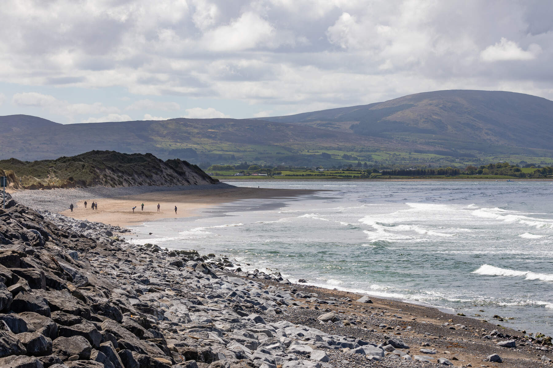 Plage de Strandhill à Sligo, Irlande