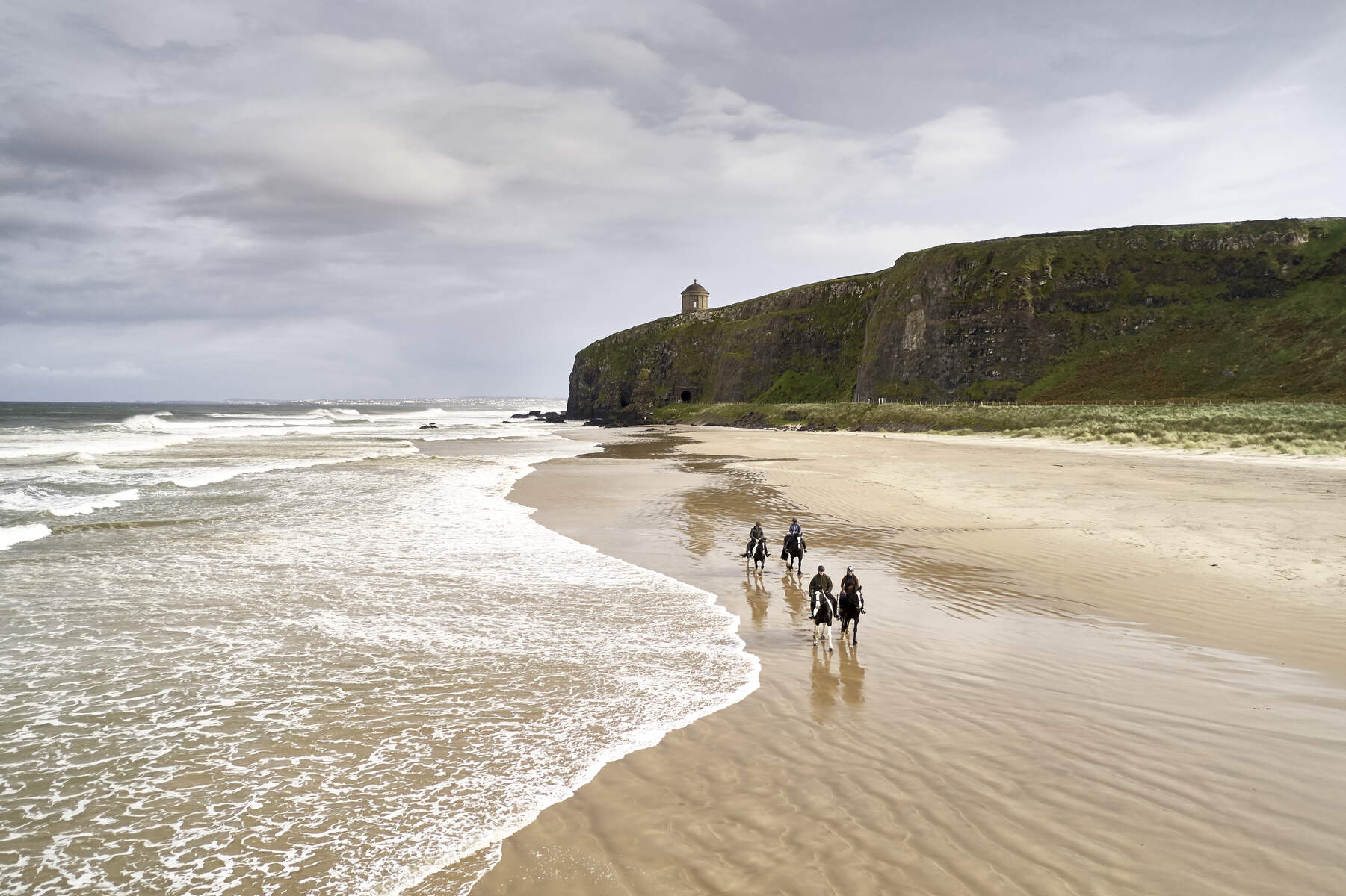 Plage de Benone en Irlande du Nord