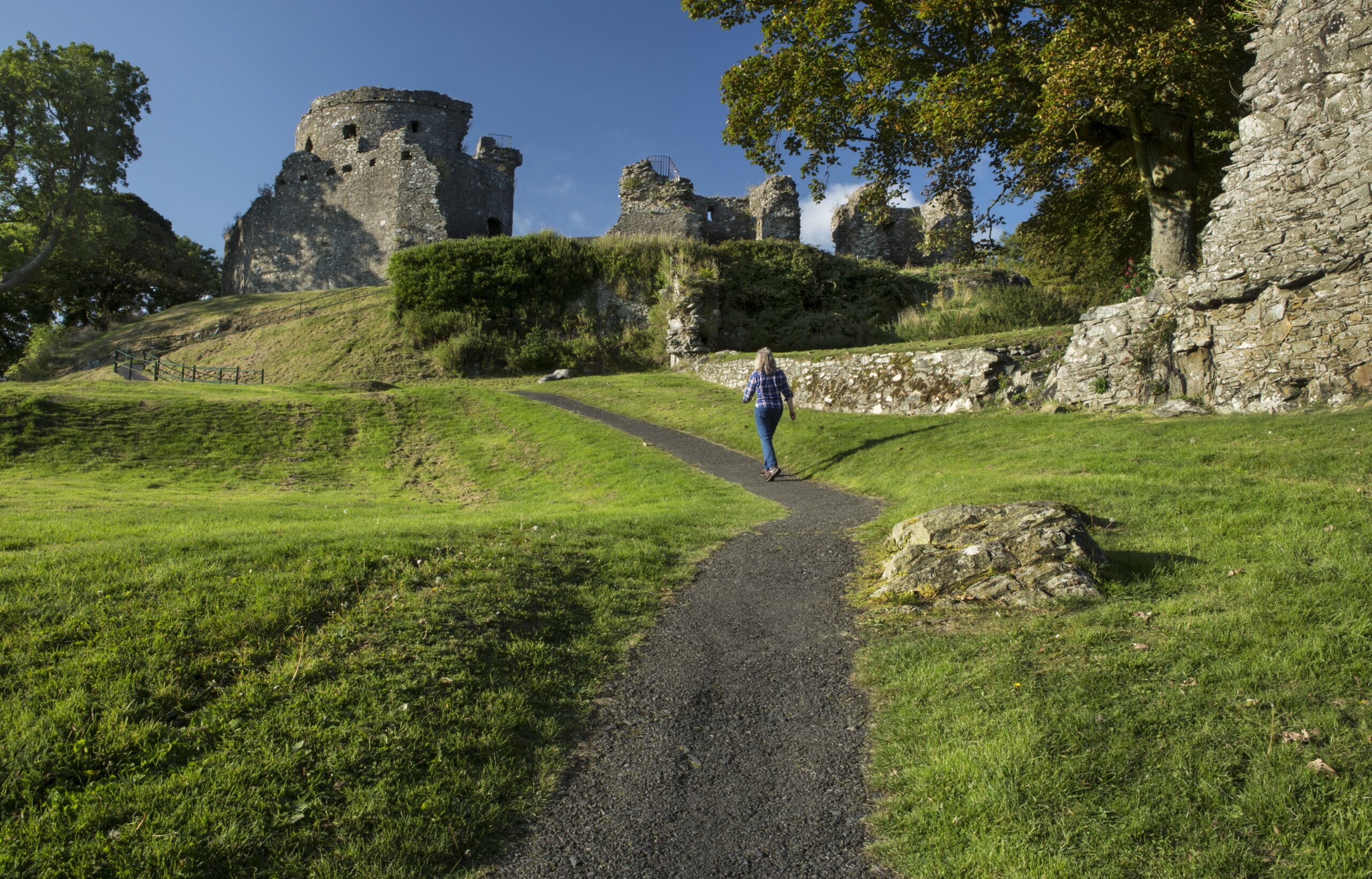 Dundrum Castle en Irlande du Nord
