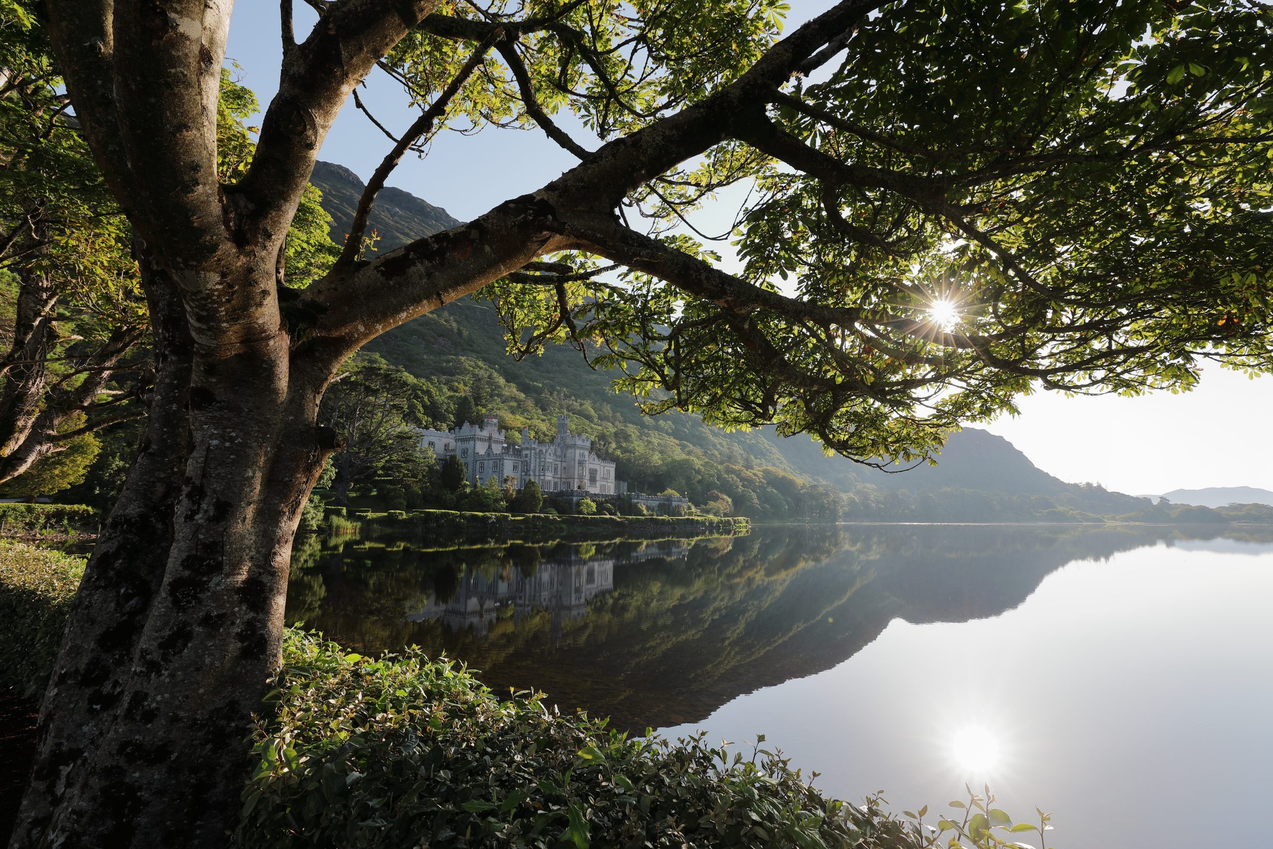 Kylemore Abbey en Irlande