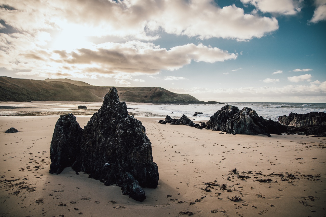 Plage de Port Oer au Pays de Galles