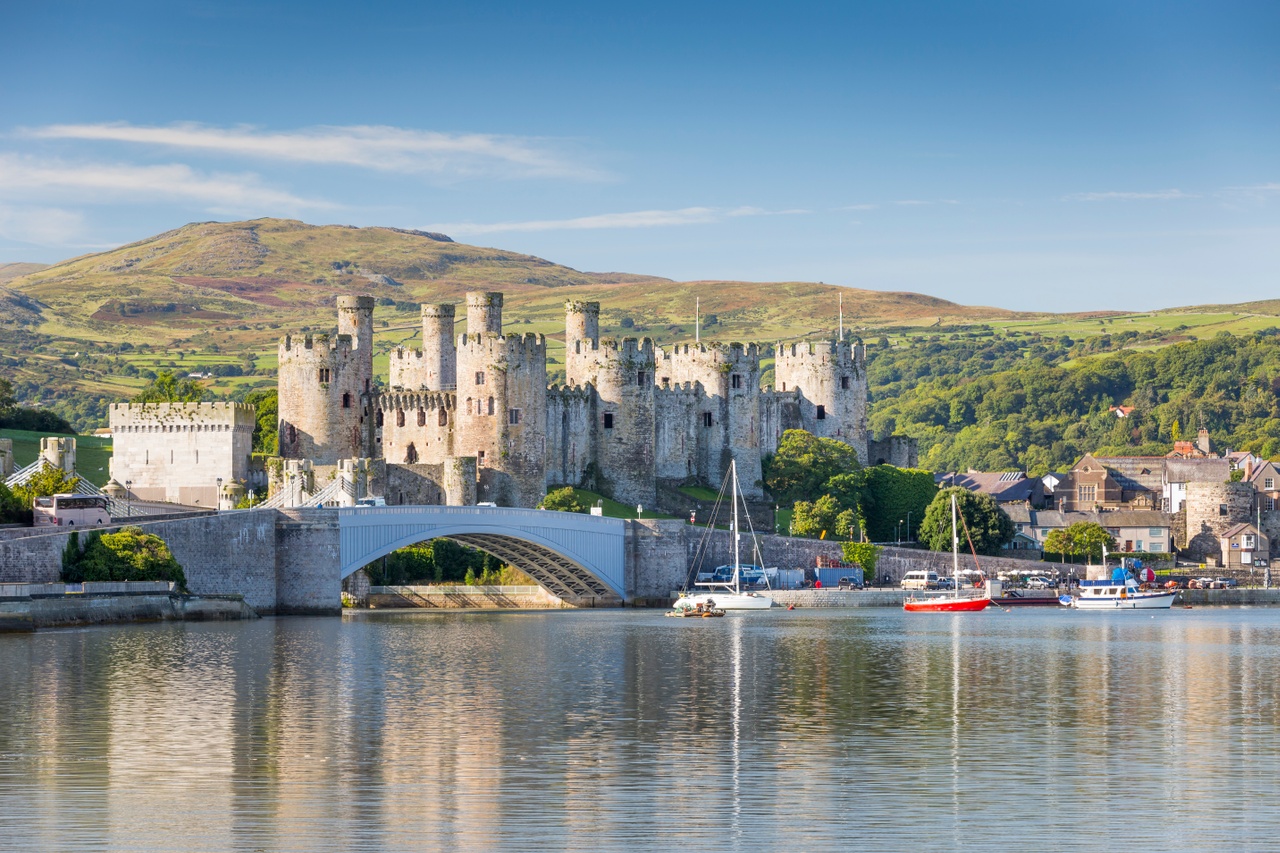 Château de Conwy au Pays de Galles