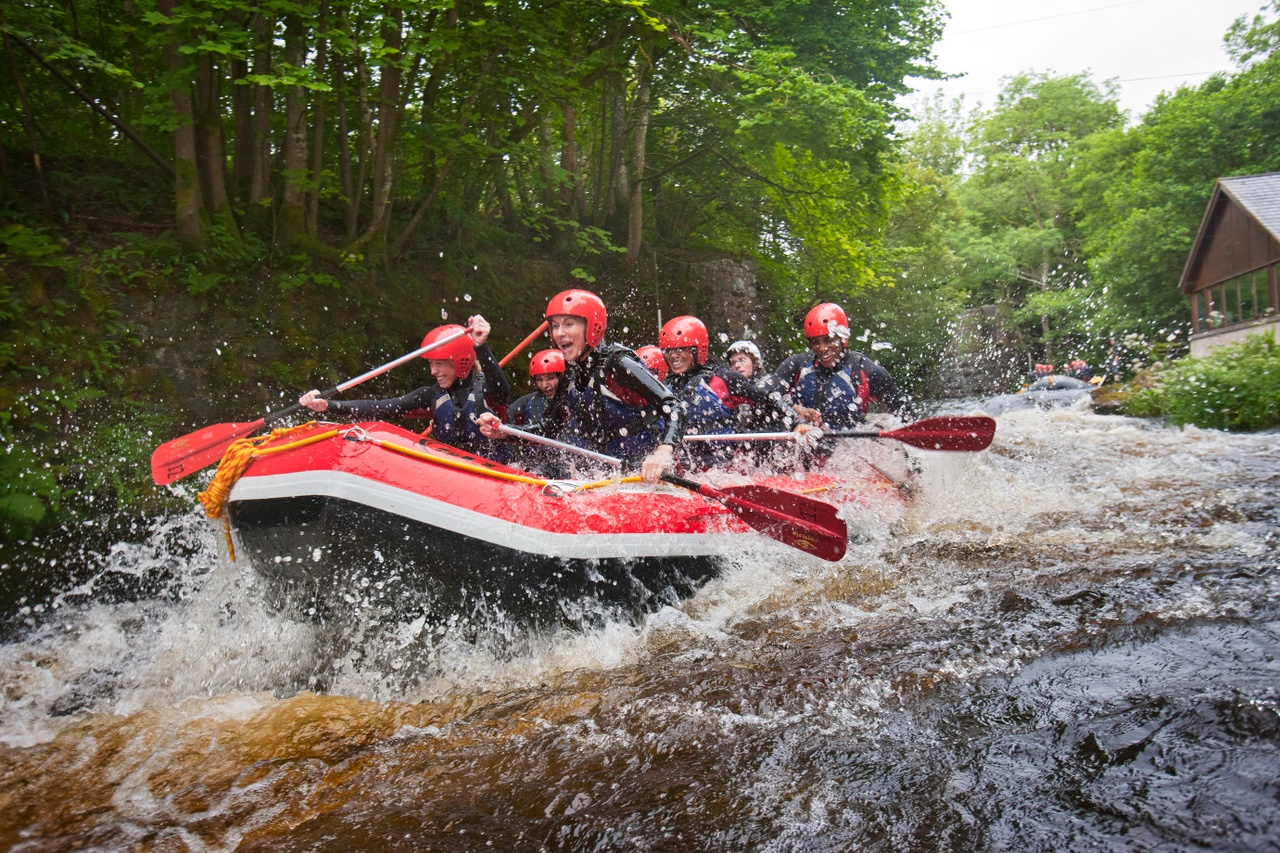 Rafting au Pays de Galles