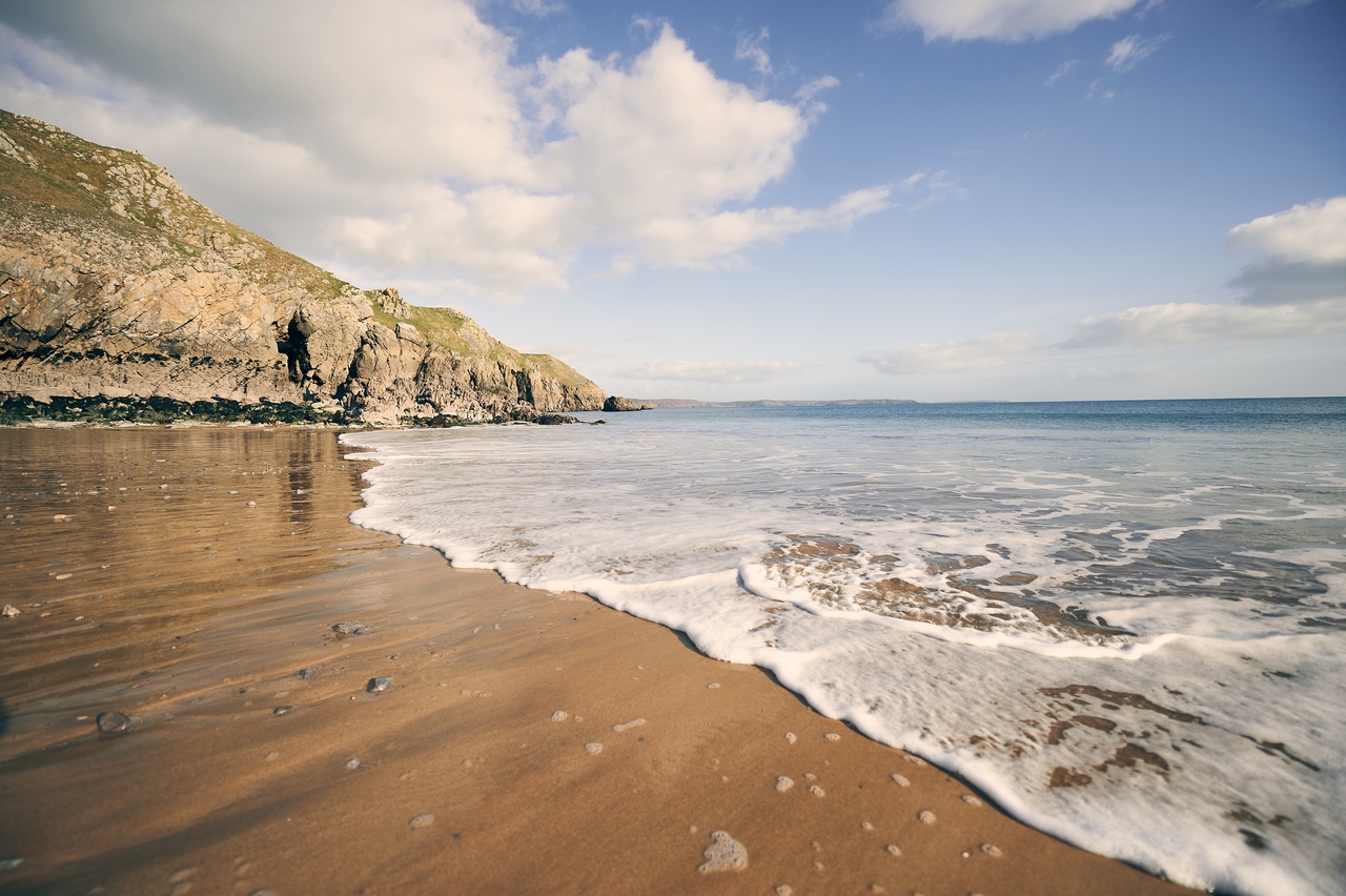 Barafundle Beach au Pays de Galles