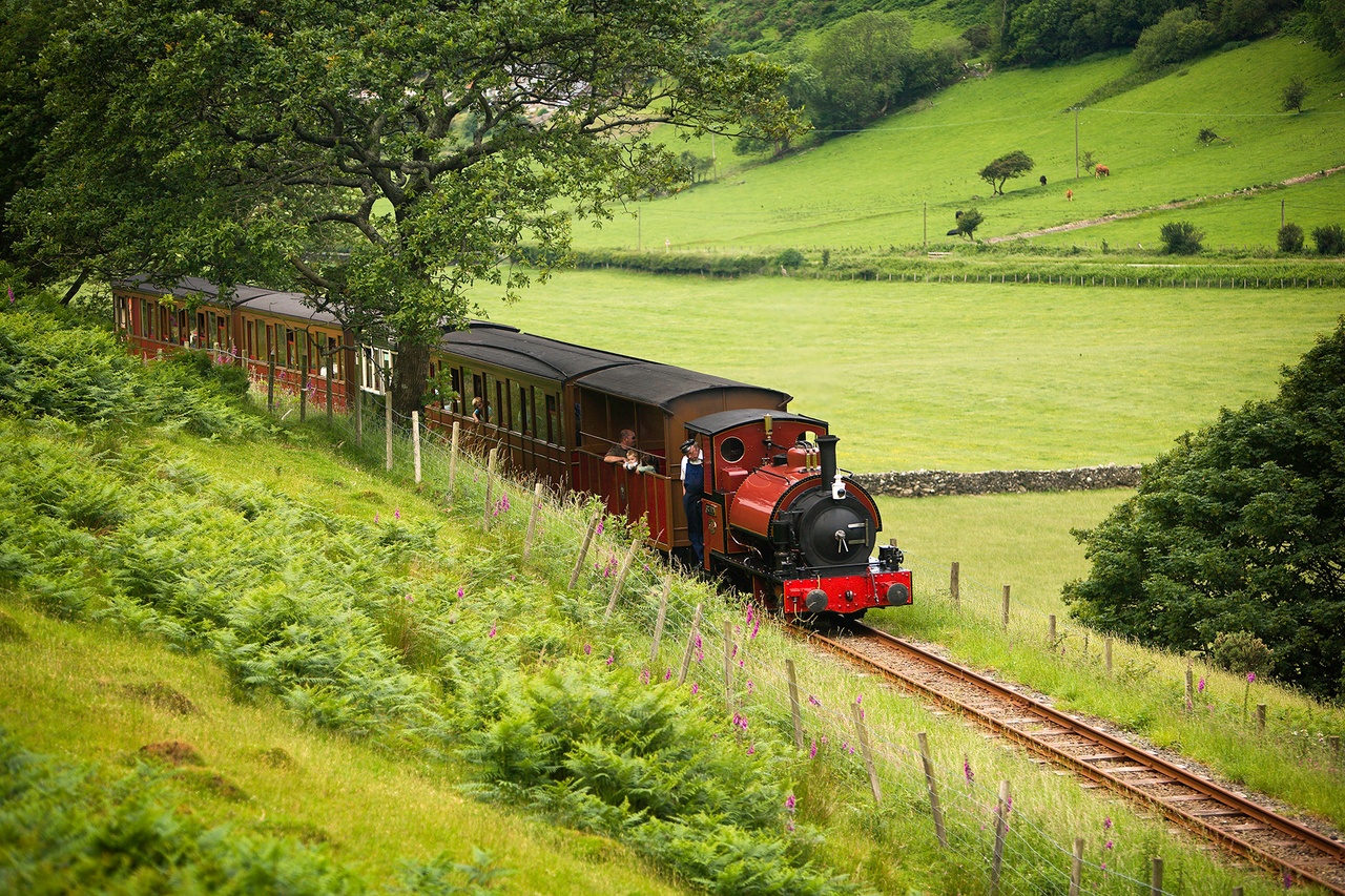 Train à vapeur au Pays de Galles