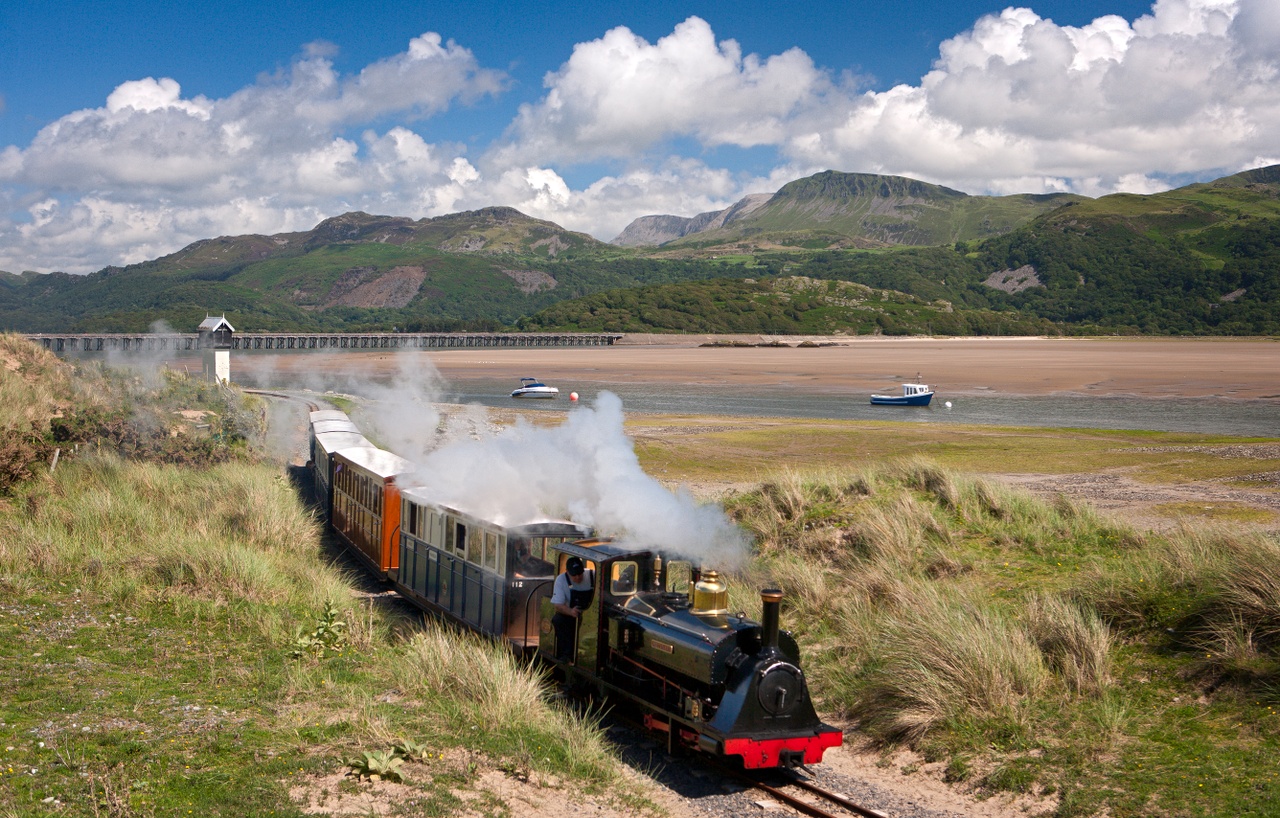 Train à vapeur au Pays de Galles