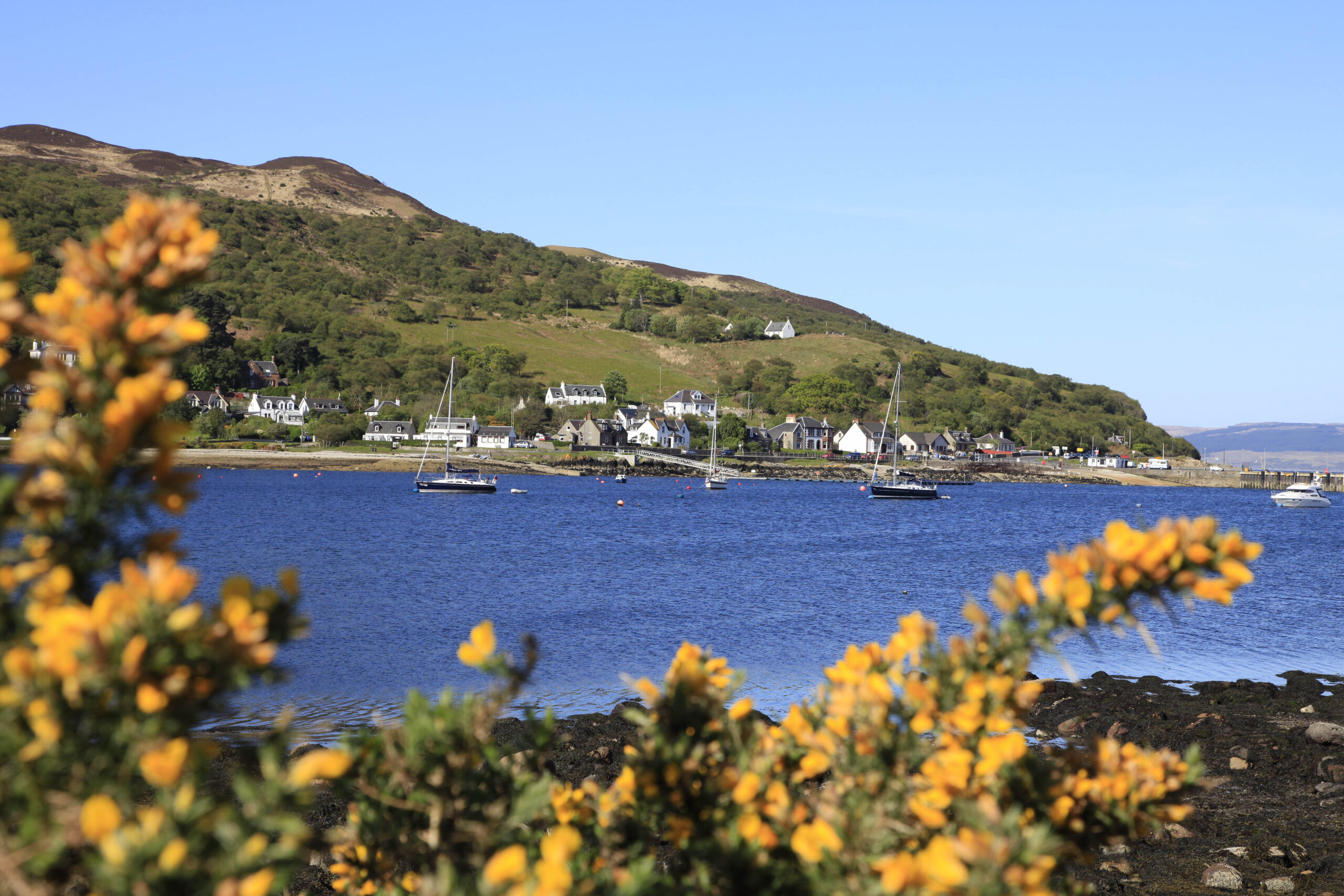 Lochranza sur l'île d'Arran en Ecosse